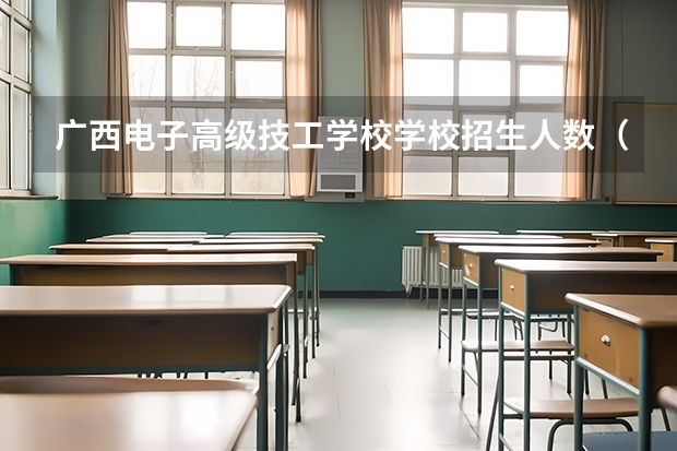 广西电子高级技工学校学校招生人数（招生简章）