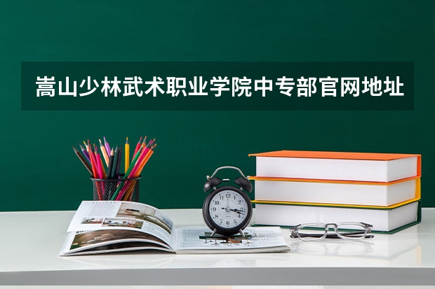 嵩山少林武术职业学院中专部官网地址是什么