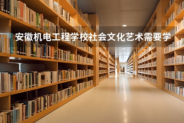 安徽机电工程学校社会文化艺术需要学哪些课程及专业能力