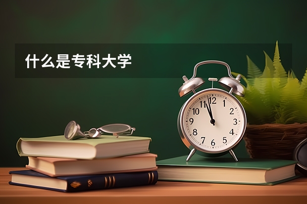 什么是专科大学