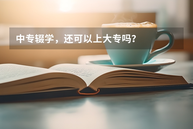 中专辍学，还可以上大专吗？