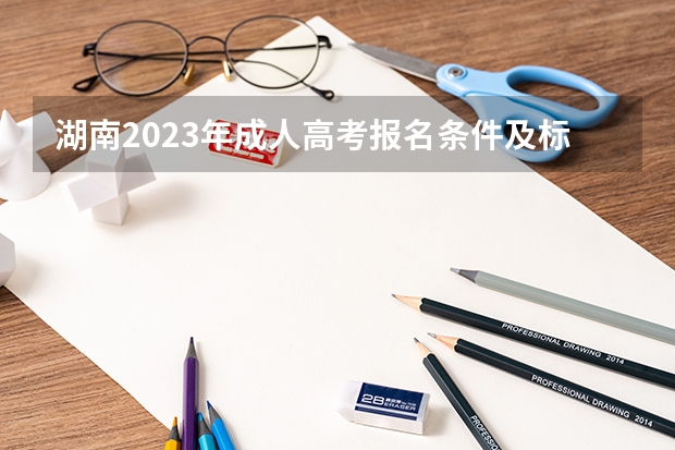 湖南2023年成人高考报名条件及标准费用是多少？