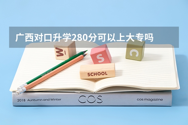 广西对口升学280分可以上大专吗