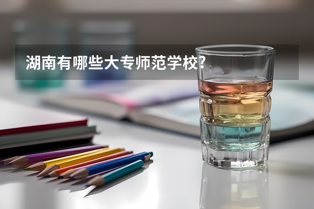 湖南有哪些大专师范学校?